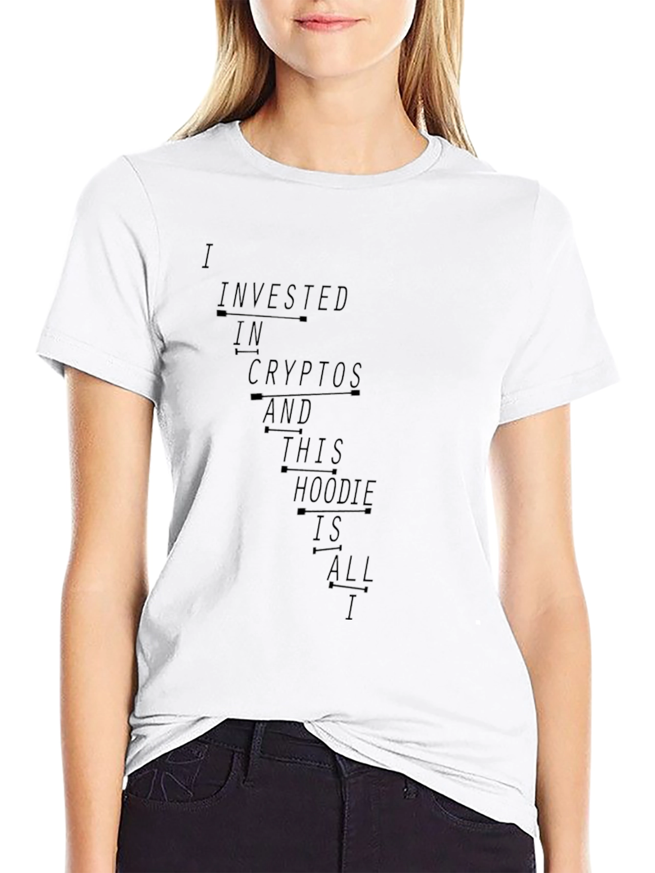 Crypto Investment T-Shirt - Humorous Black Tee