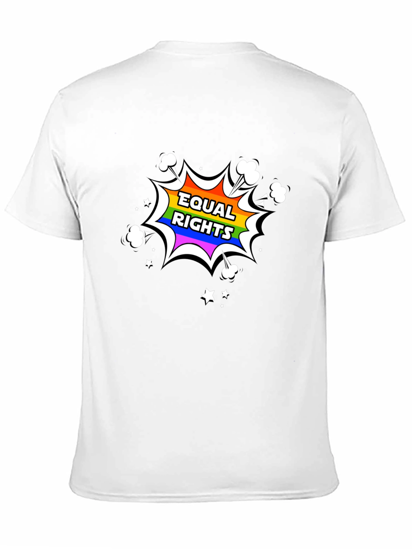 Equal Rights Rainbow Graphic T-Shirt
