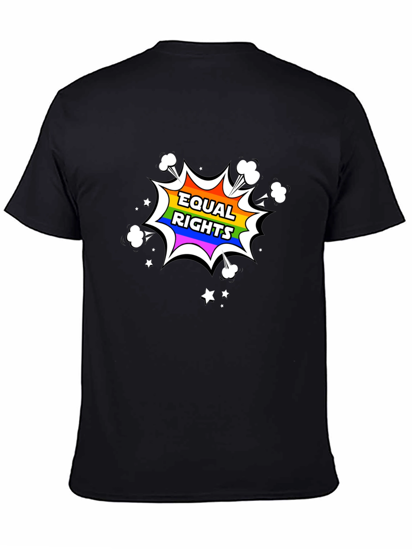 Equal Rights Rainbow Graphic T-Shirt