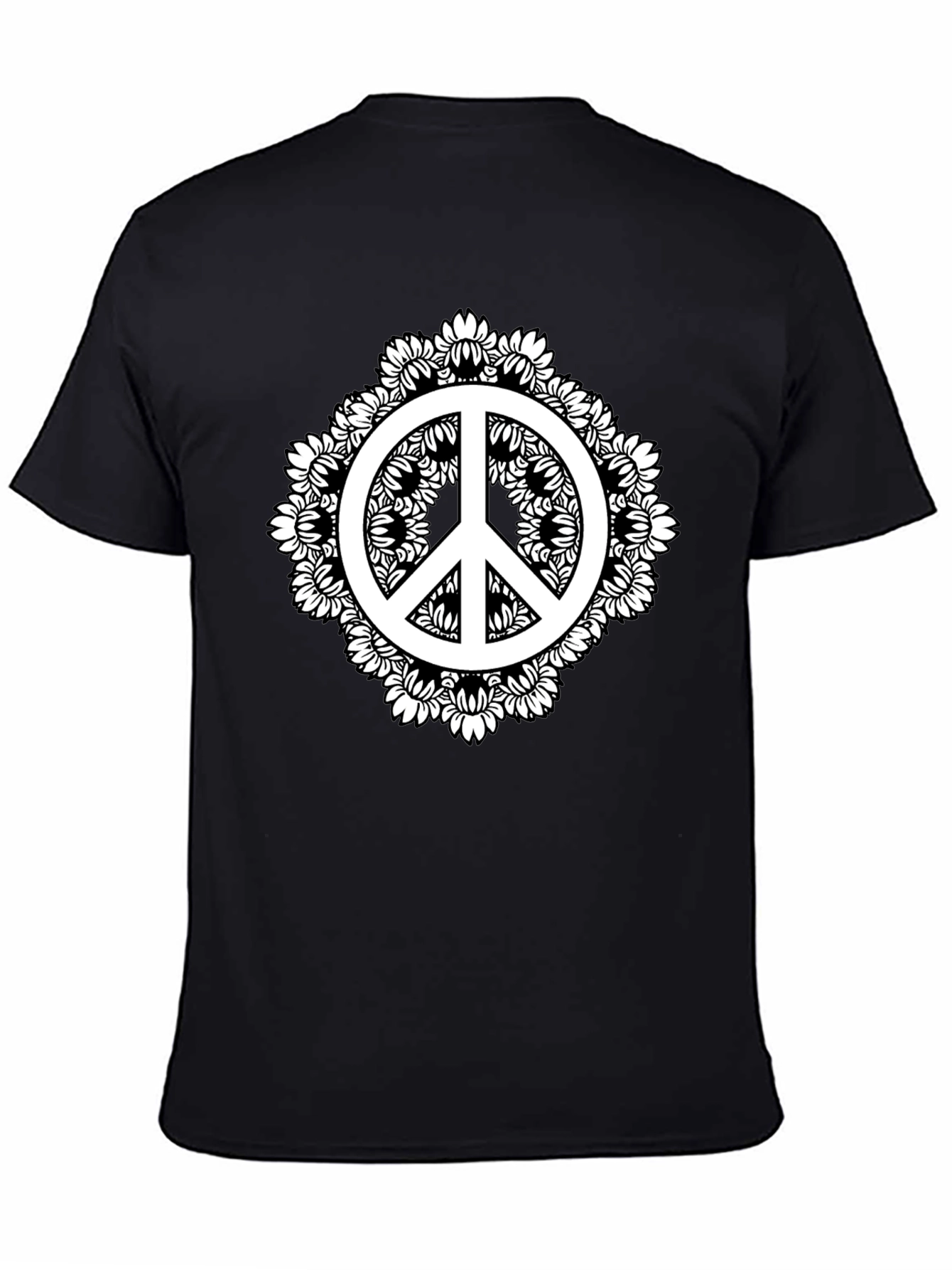 Peace Sign Mandala Graphic Tee