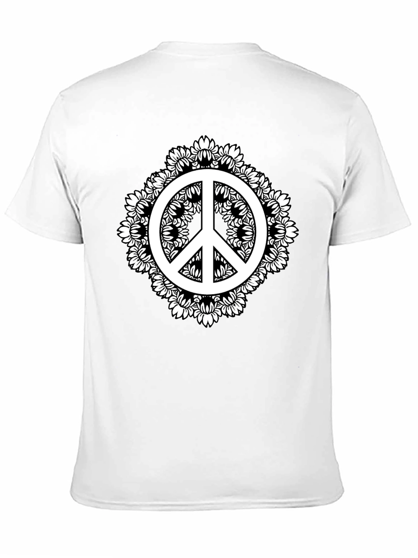 Peace Sign Mandala Graphic Tee