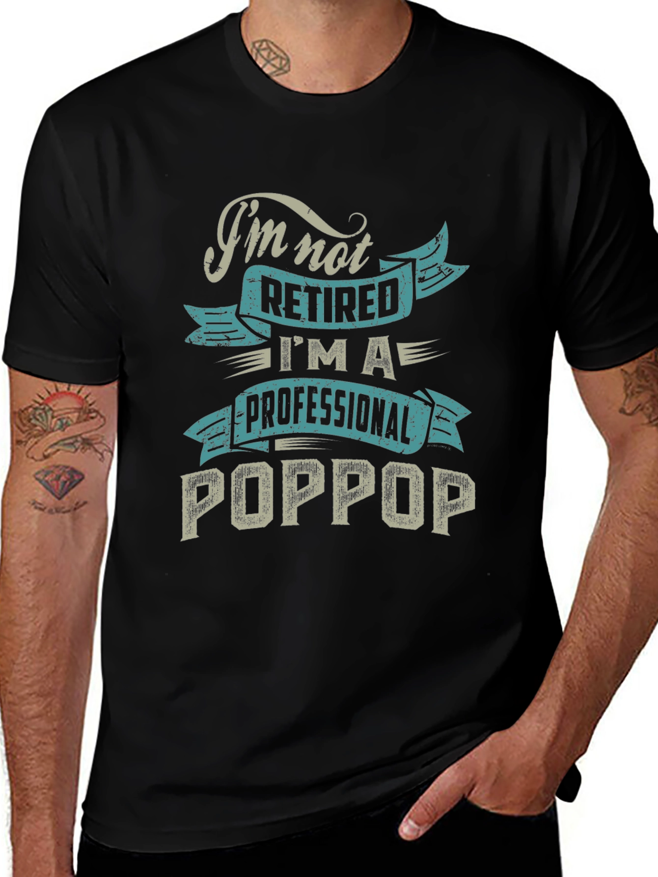 Professional Poppop T-Shirt - Perfect Gift for Grandpas