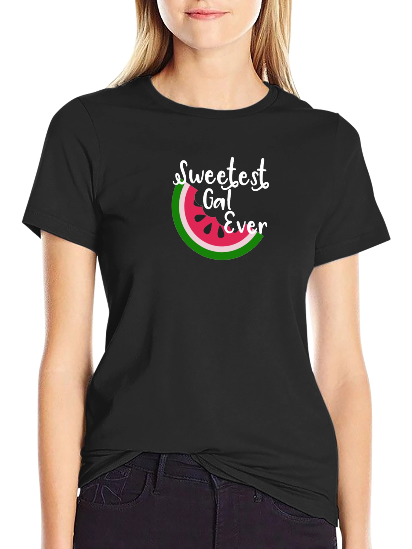 Sweetest Gal Ever Watermelon Graphic T-Shirt