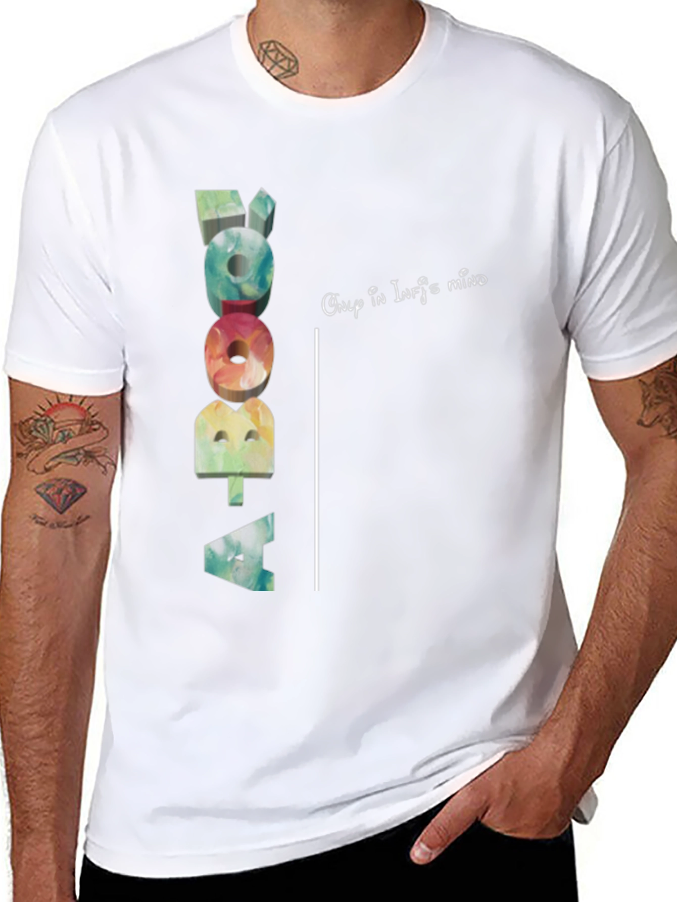 Abstract YOBOTA Graphic T-Shirt