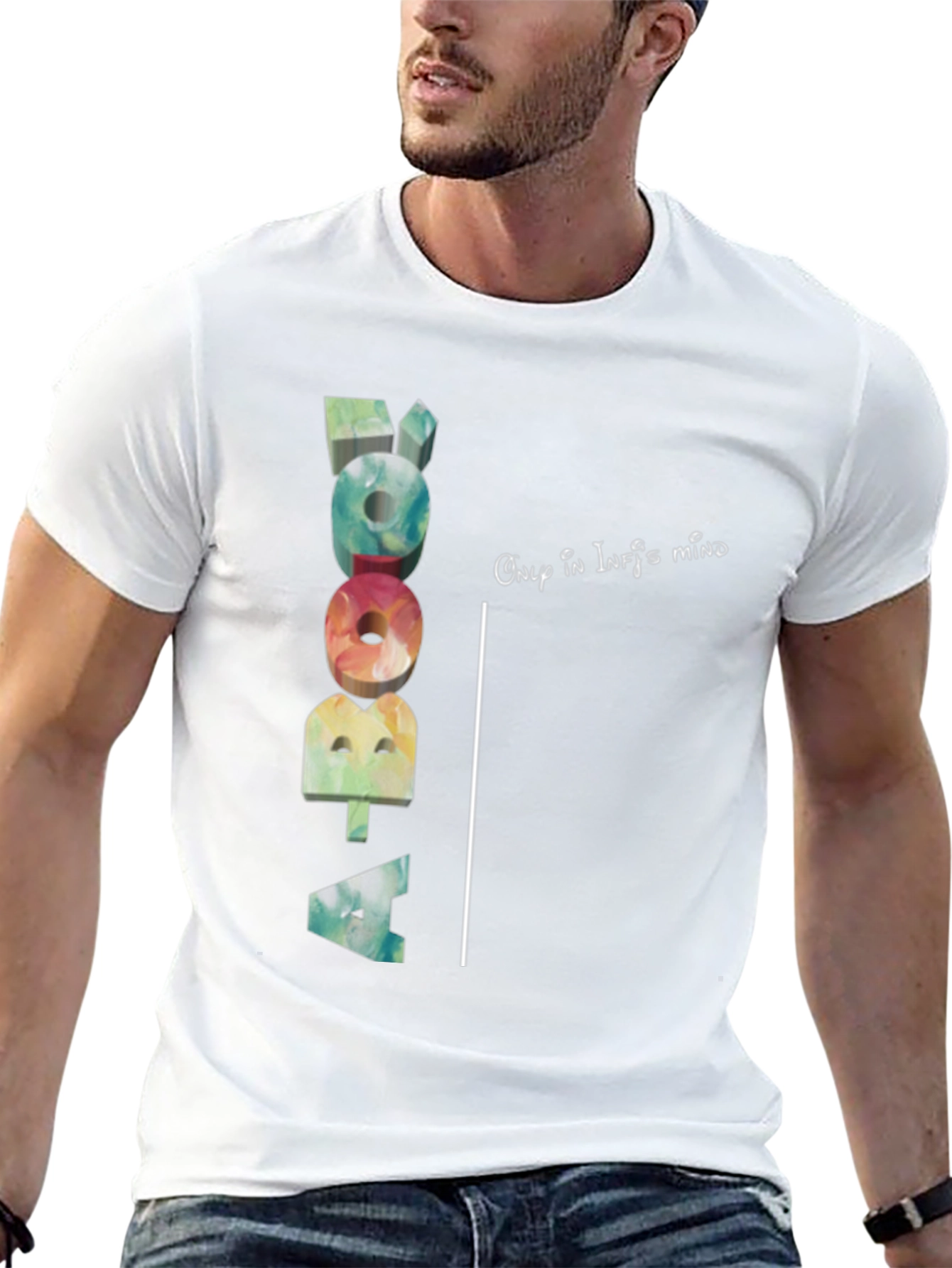 Abstract YOBOTA Graphic T-Shirt
