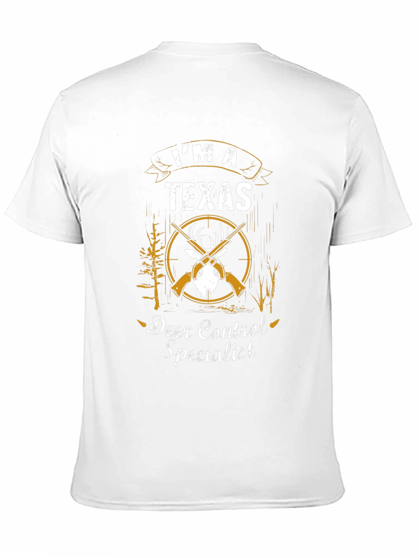 Texas Deer Control Specialist Graphic T-Shirt