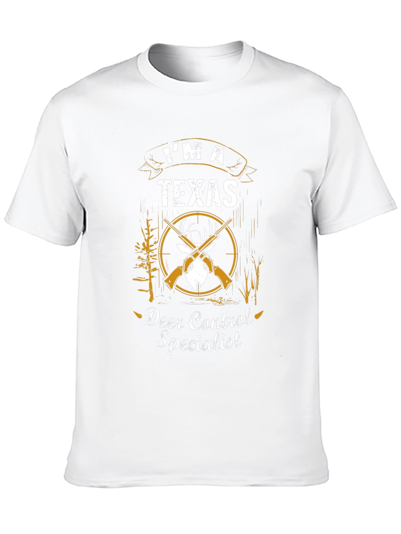 Texas Deer Control Specialist Graphic T-Shirt