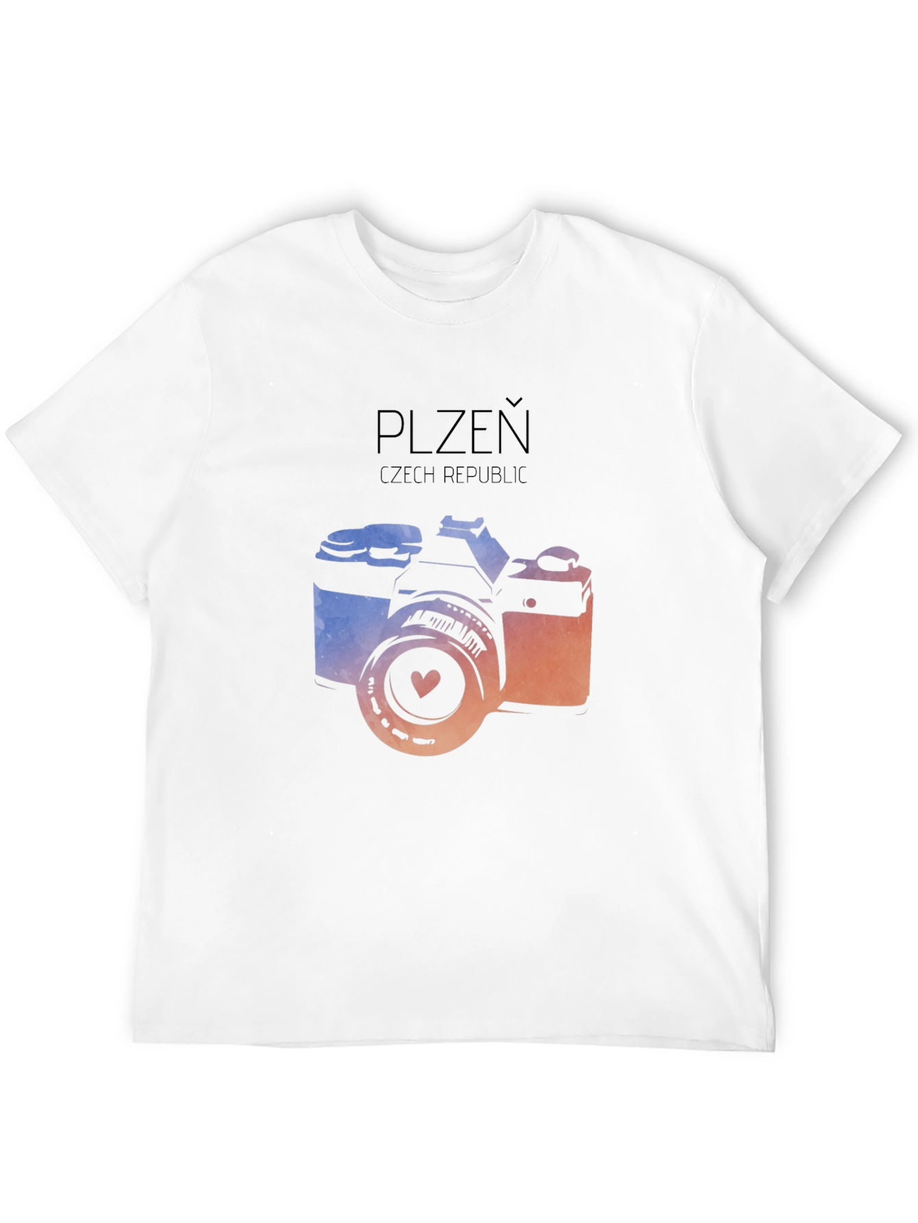 Plzeň Czech Republic Camera Graphic Tee