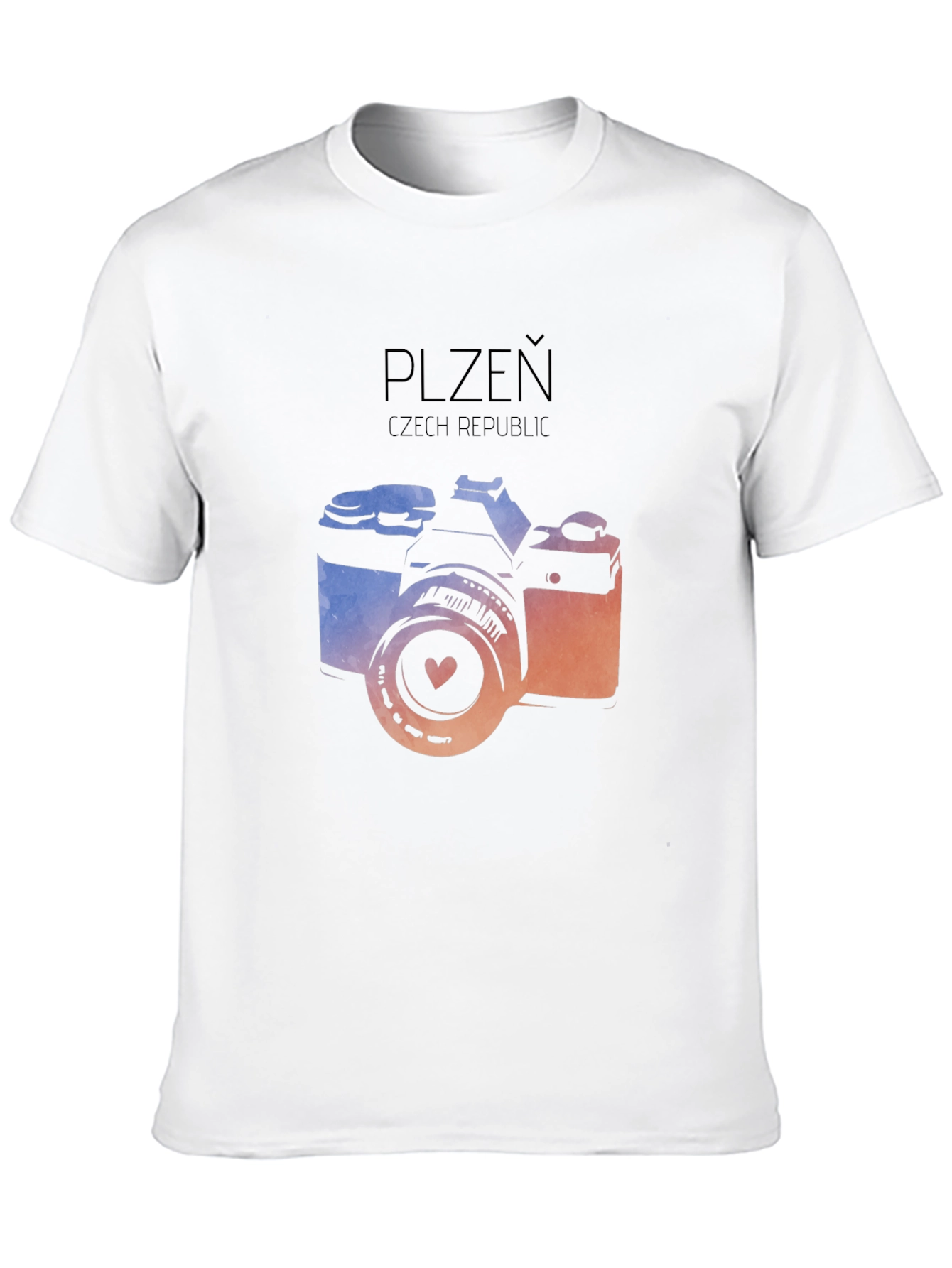 Plzeň Czech Republic Camera Graphic Tee