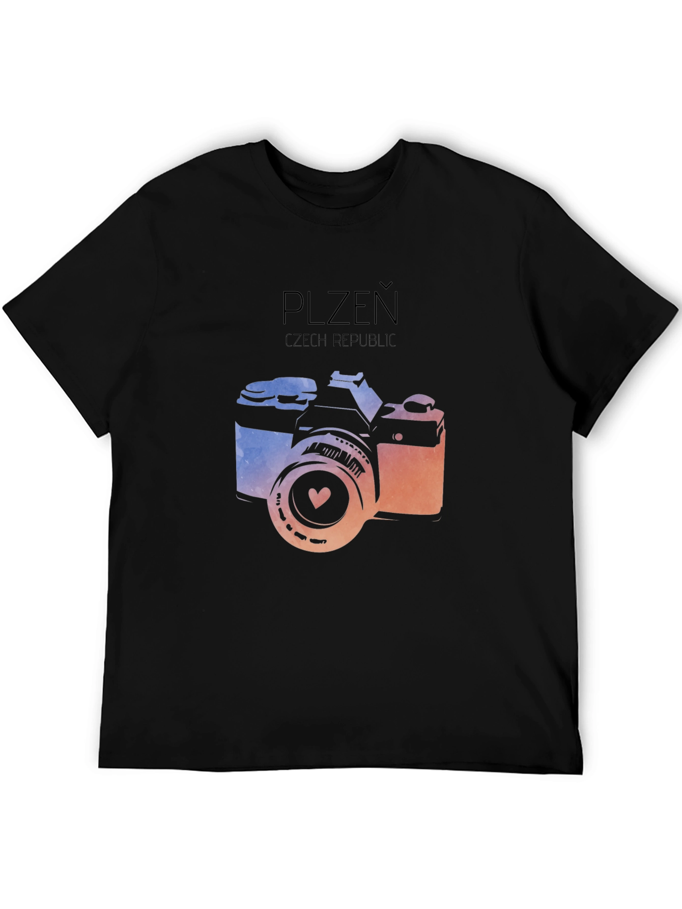 Plzeň Czech Republic Camera Graphic Tee