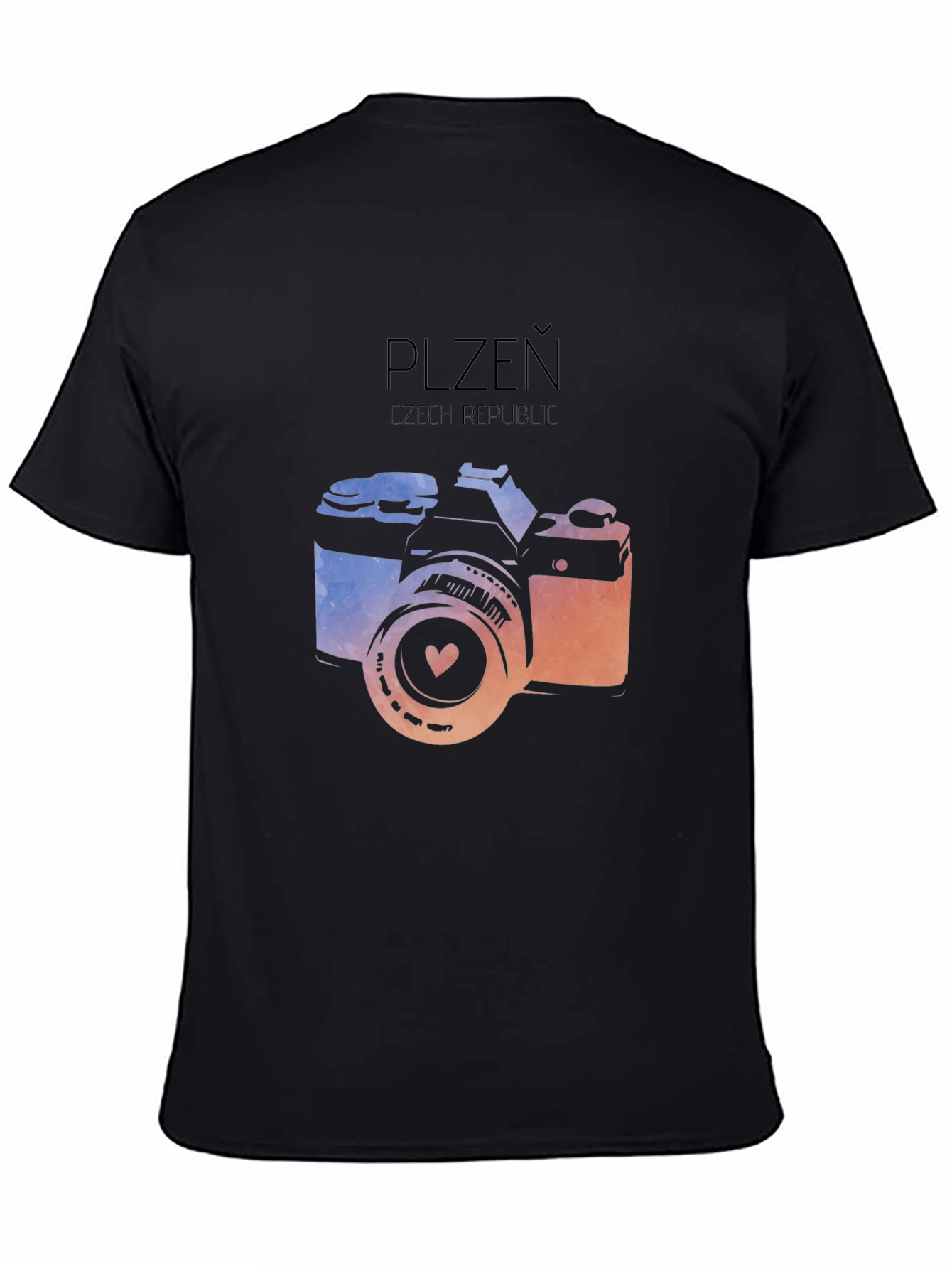 Plzeň Czech Republic Camera Graphic Tee