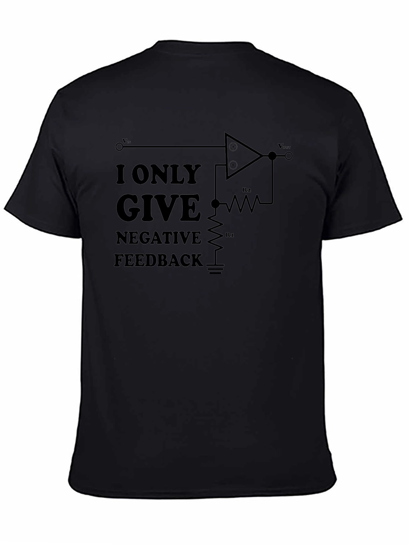 Negative Feedback Circuit T-Shirt - Engineer Humor Tee