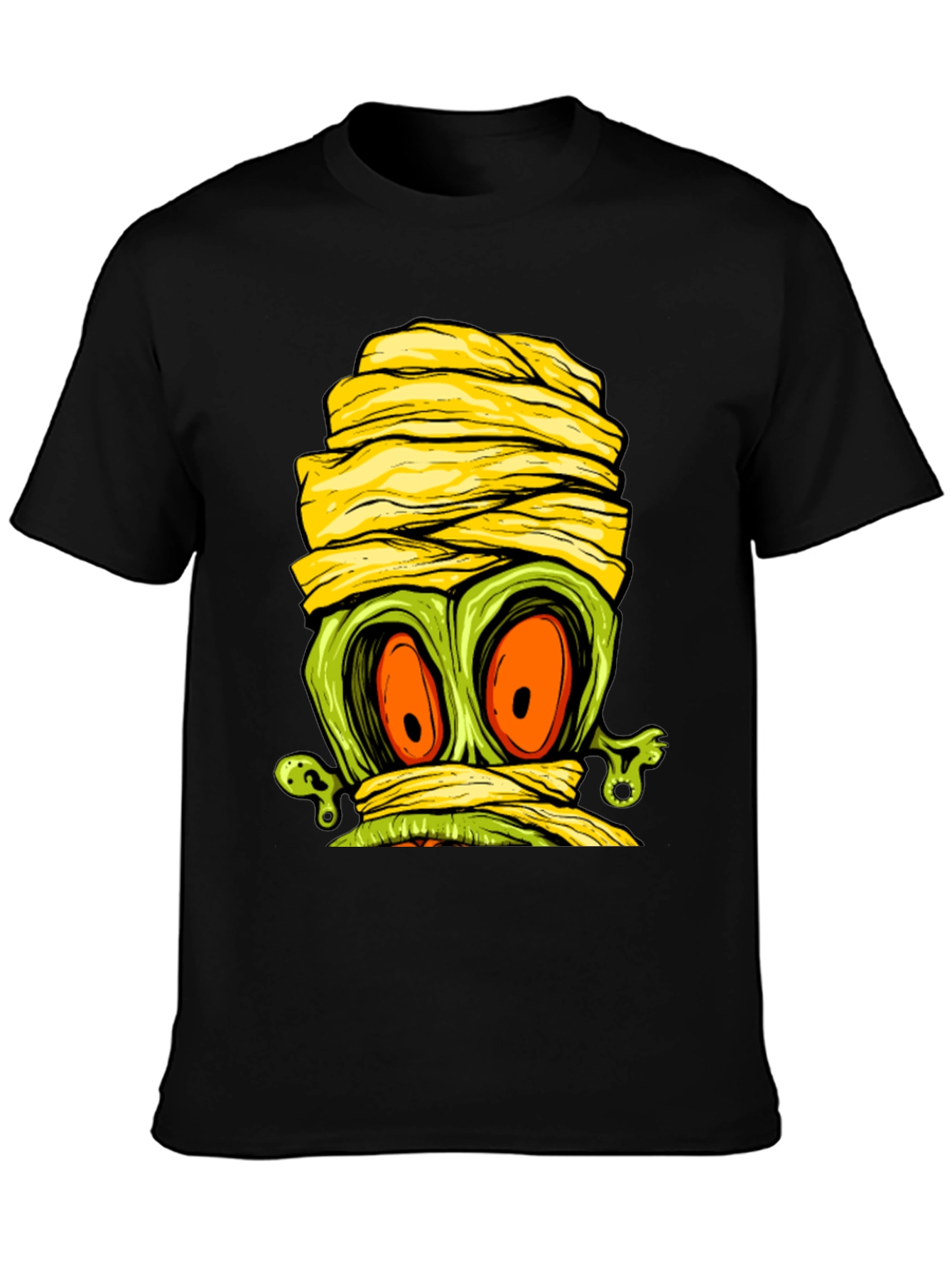 Monster Mummy Graphic Tee - Halloween Shirt