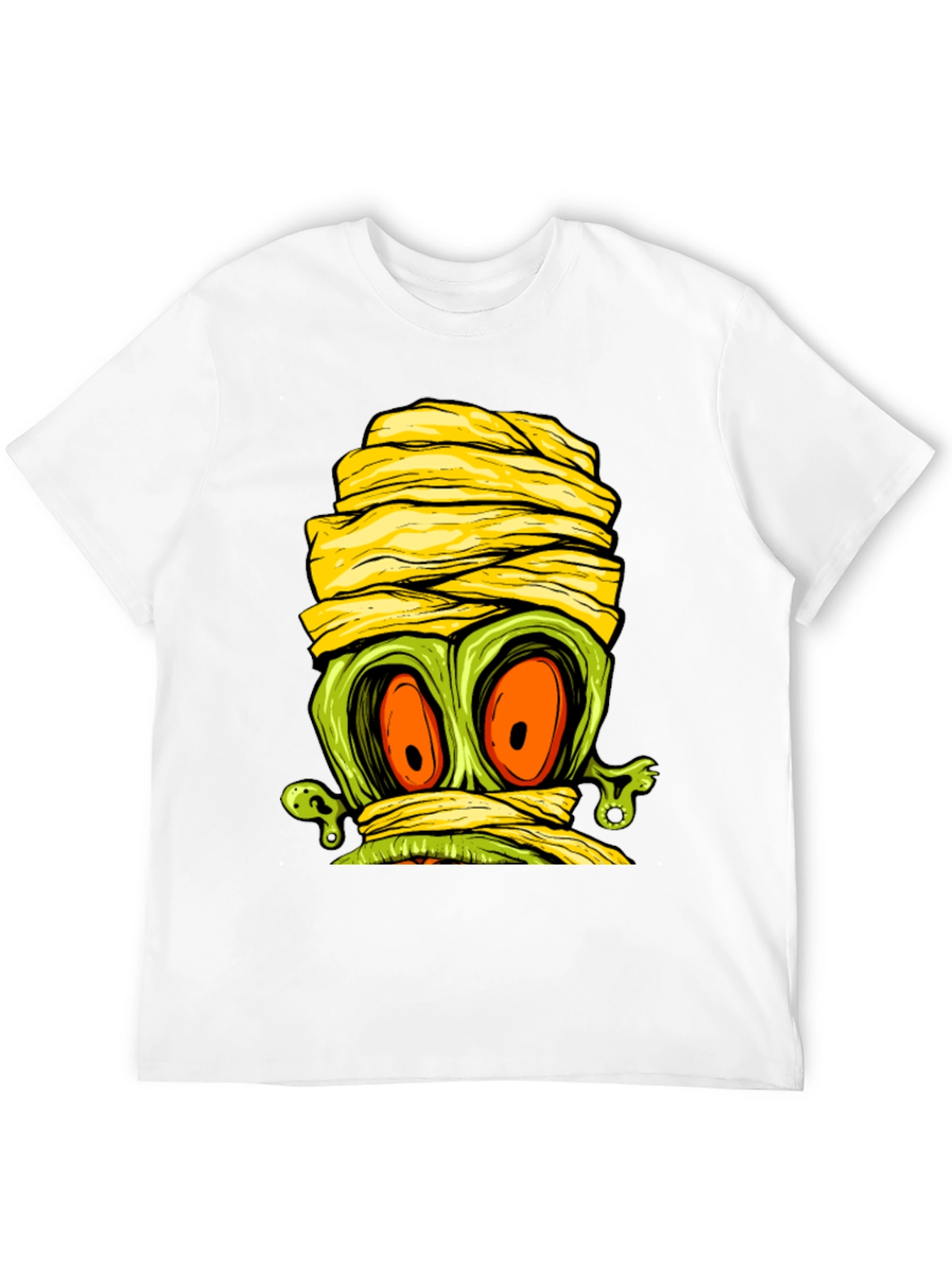 Monster Mummy Graphic Tee - Halloween Shirt