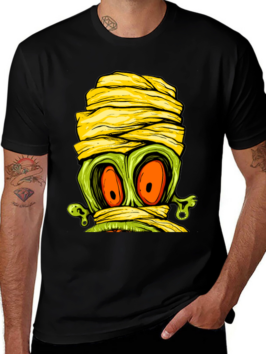 Monster Mummy Graphic Tee - Halloween Shirt