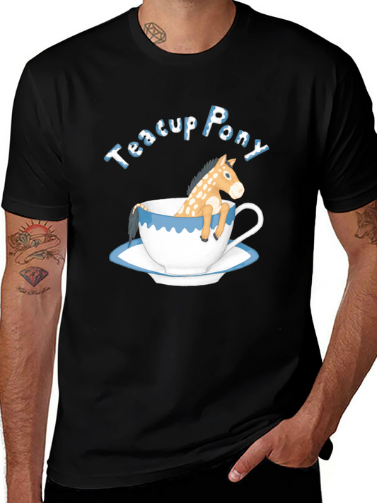Teacup Pony Graphic Tee - Cute Animal T-Shirt