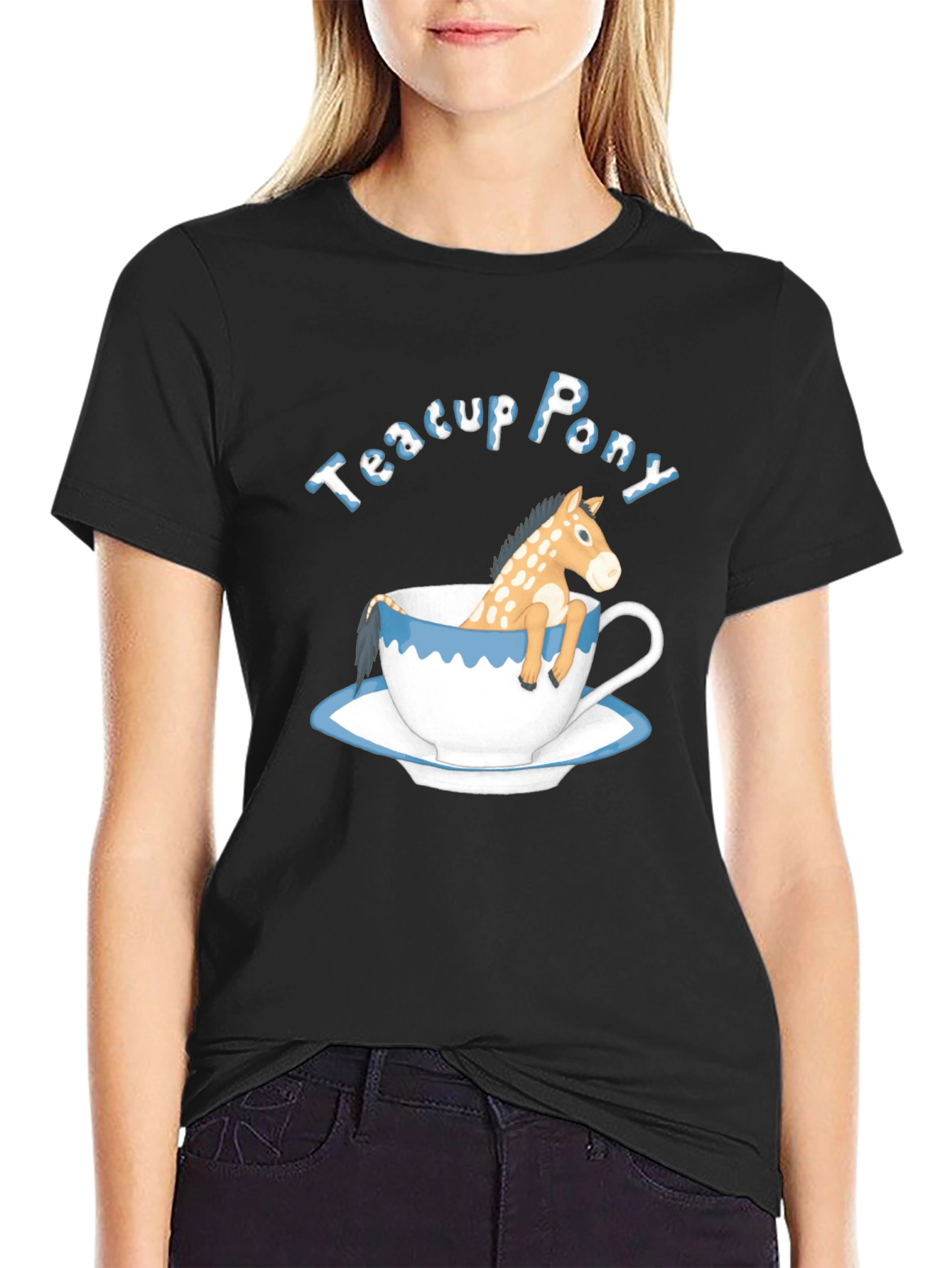 Teacup Pony Graphic Tee - Cute Animal T-Shirt