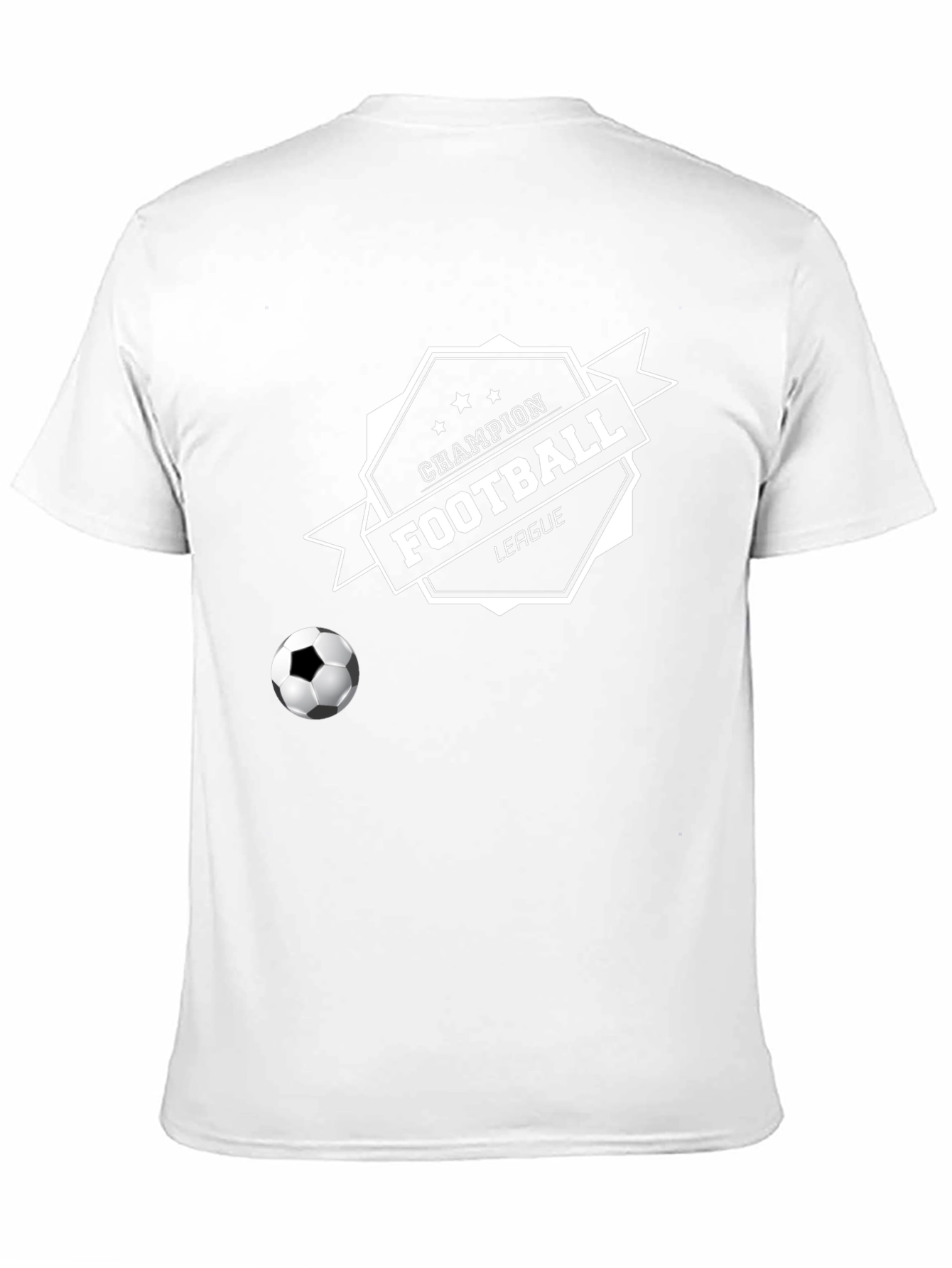 Champion Football League Black T-Shirt