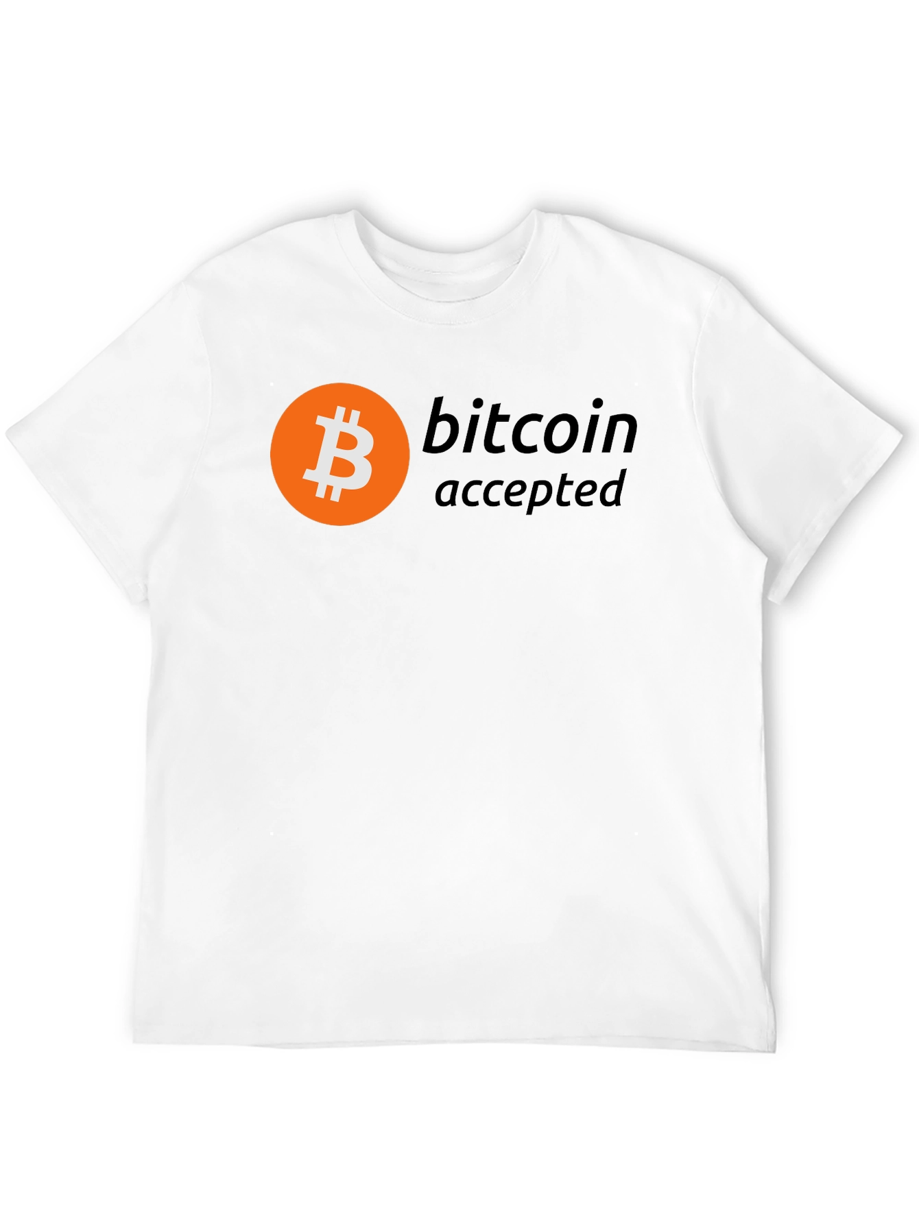Bitcoin Accepted Black T-Shirt