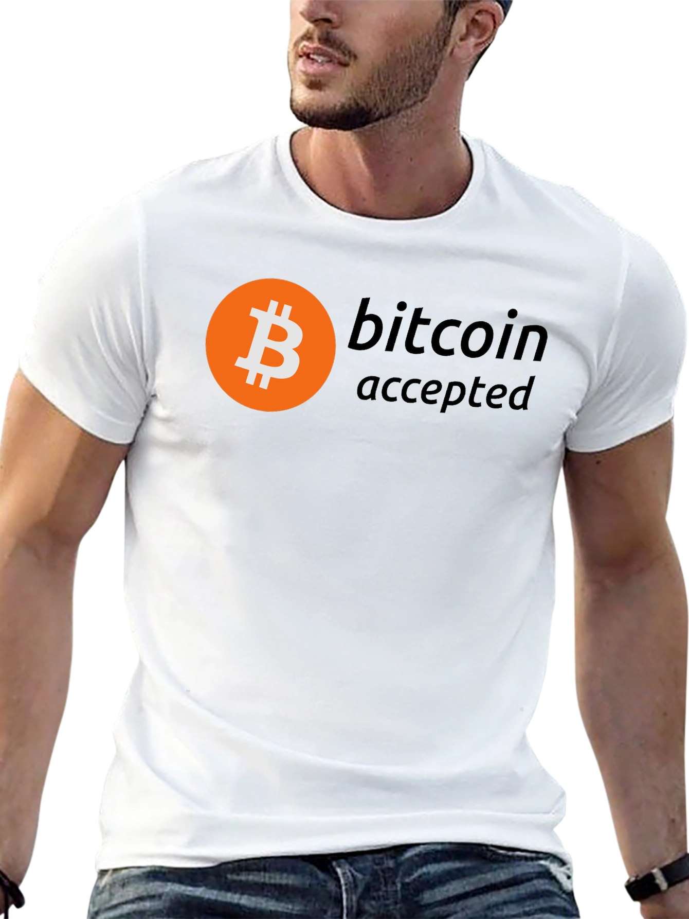 Bitcoin Accepted Black T-Shirt