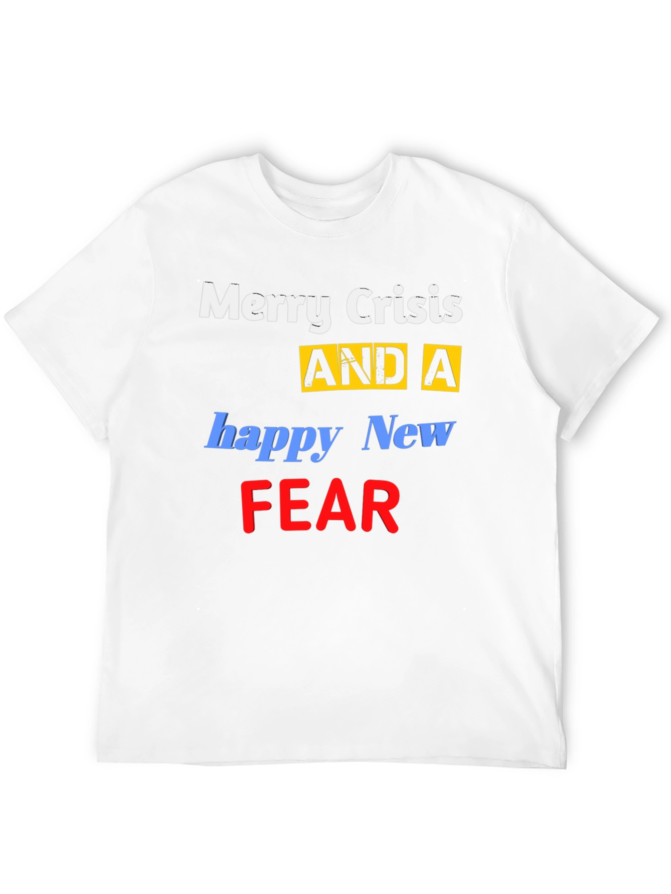 Merry Crisis Funny Graphic T-Shirt