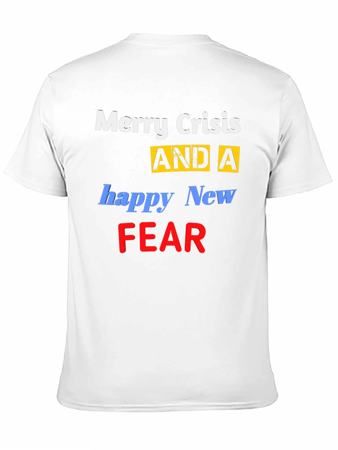 Merry Crisis Funny Graphic T-Shirt