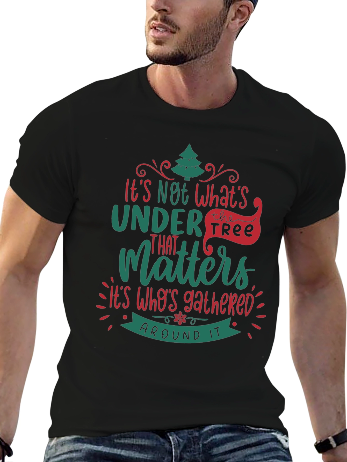 Festive Holiday Christmas Family Gathering T-Shirt