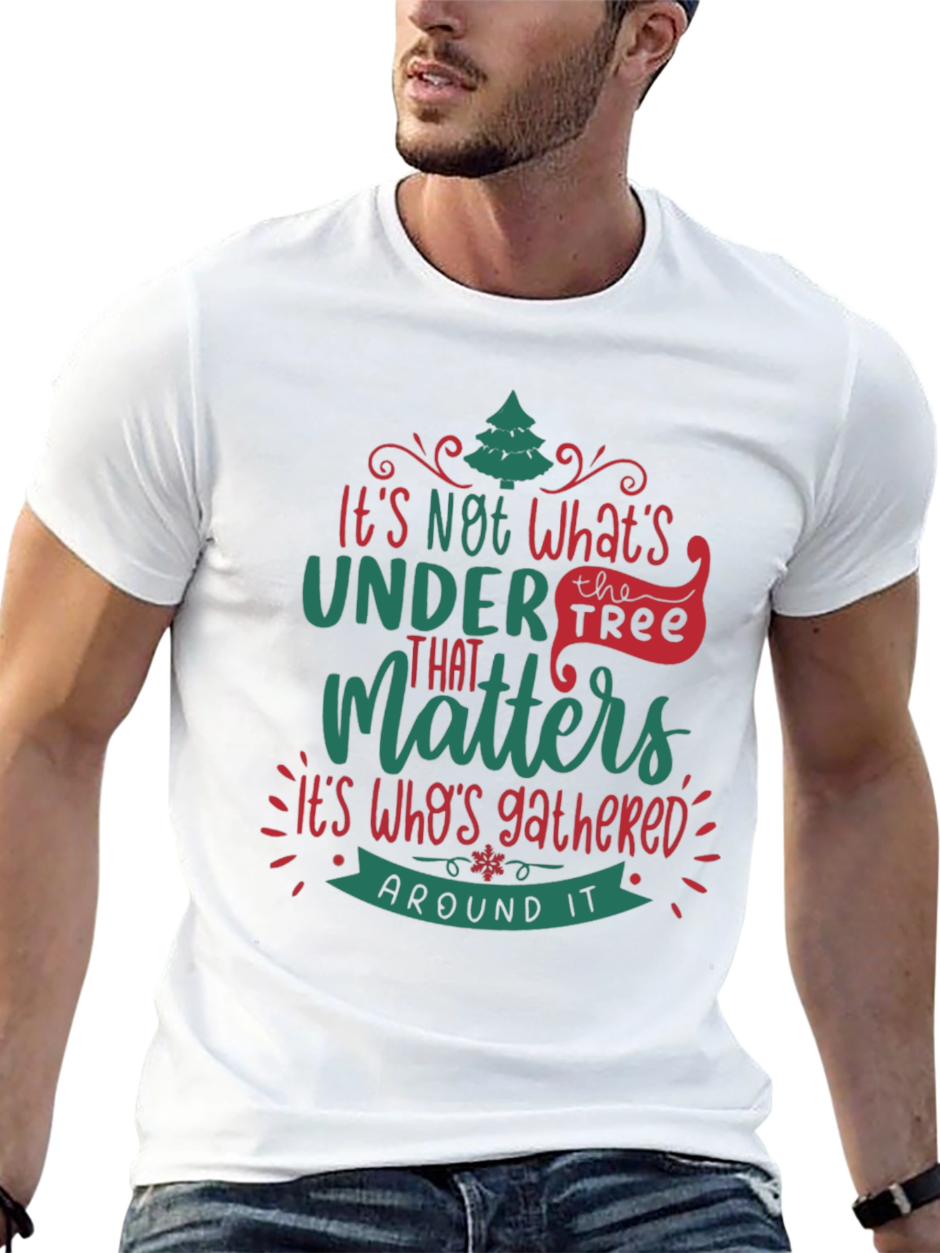 Festive Holiday Christmas Family Gathering T-Shirt