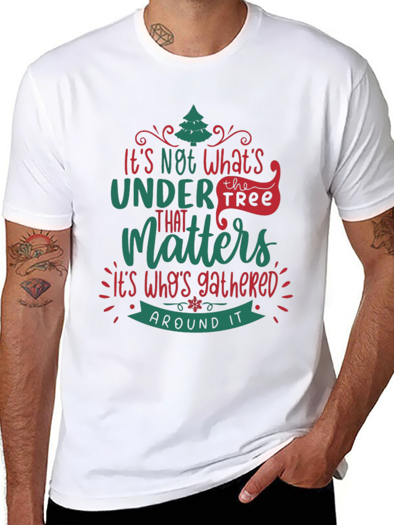 Festive Holiday Christmas Family Gathering T-Shirt