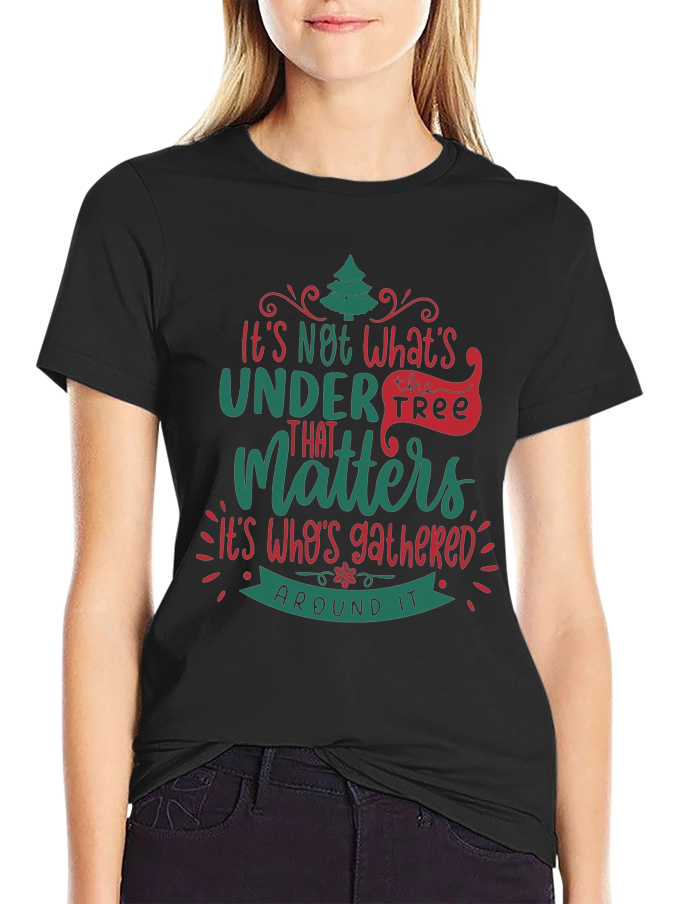 Festive Holiday Christmas Family Gathering T-Shirt