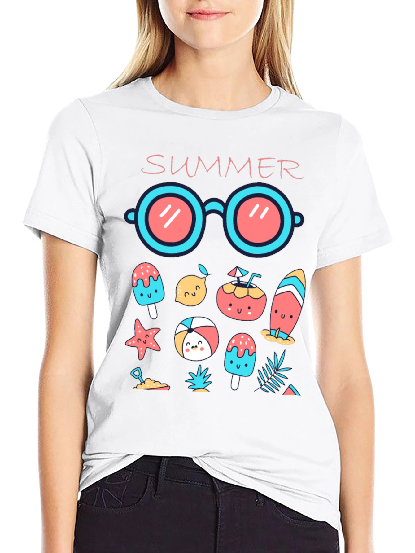 Summer Graphic Tee - Fun Beach Vacation Vibes T-Shirt