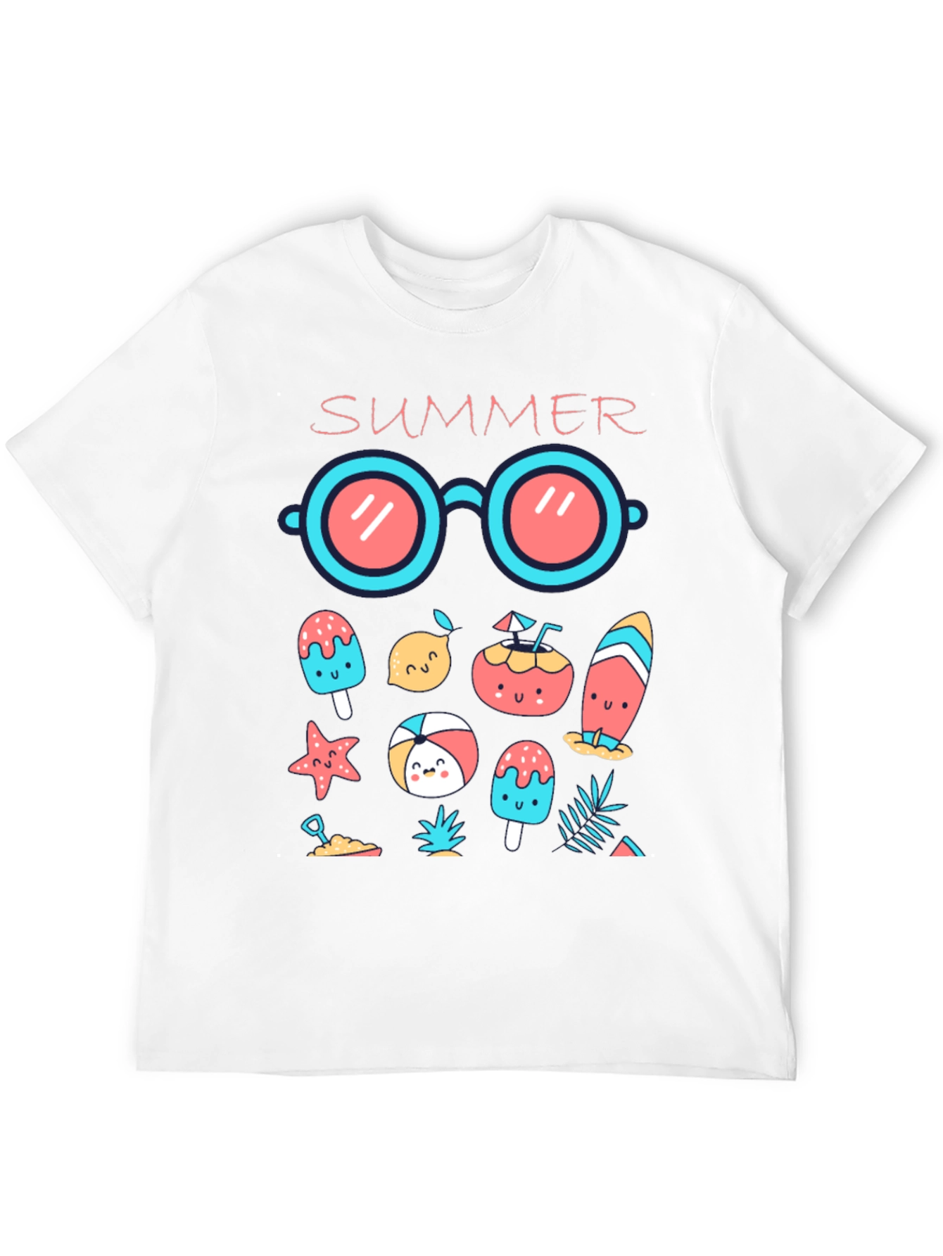 Summer Graphic Tee - Fun Beach Vacation Vibes T-Shirt