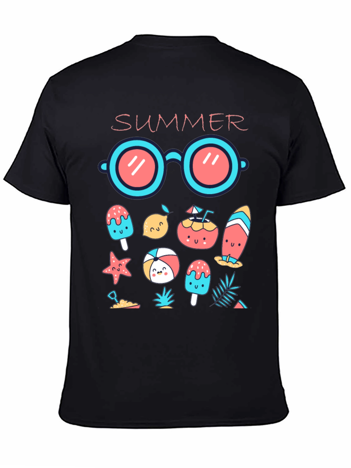 Summer Graphic Tee - Fun Beach Vacation Vibes T-Shirt