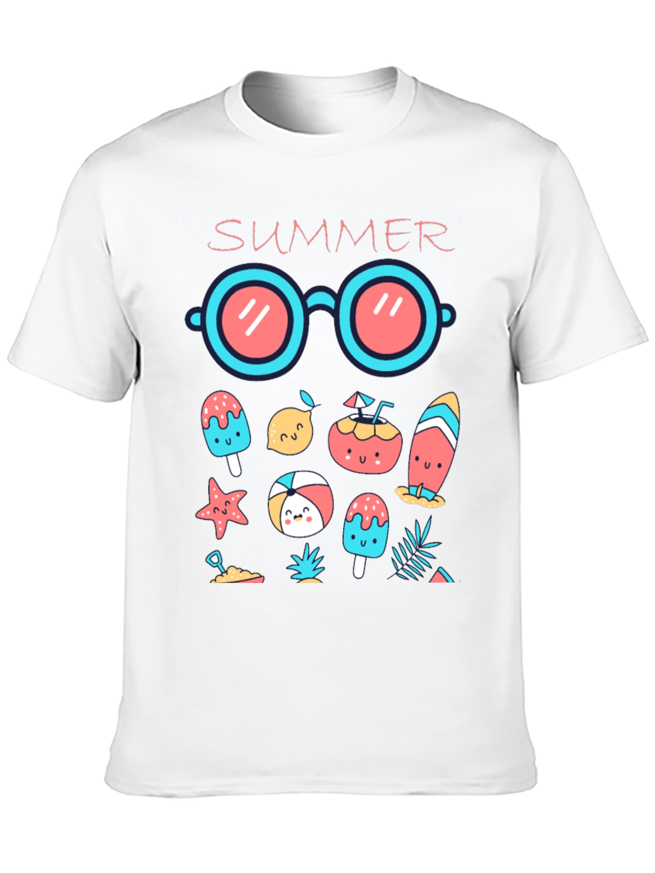 Summer Graphic Tee - Fun Beach Vacation Vibes T-Shirt