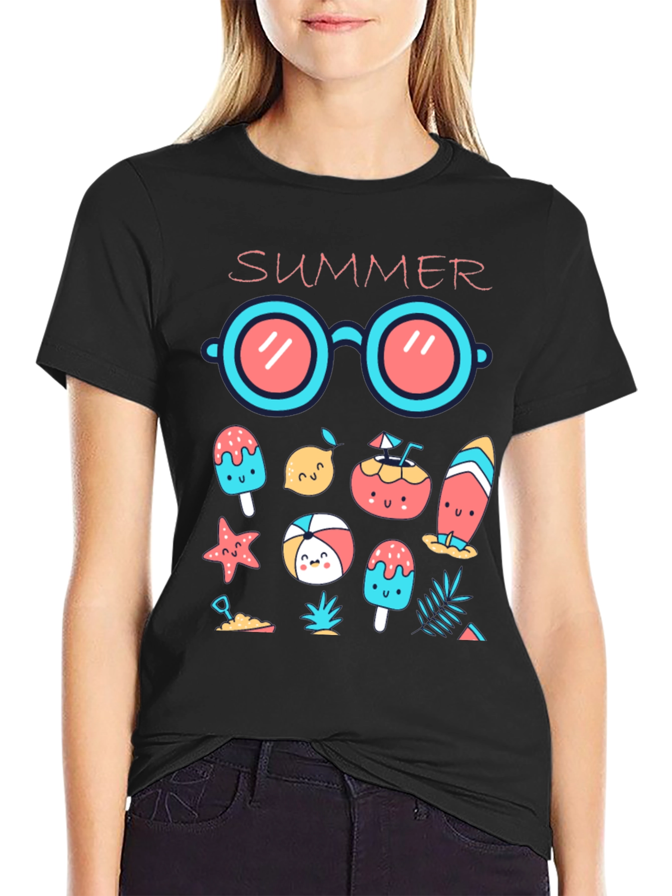 Summer Graphic Tee - Fun Beach Vacation Vibes T-Shirt