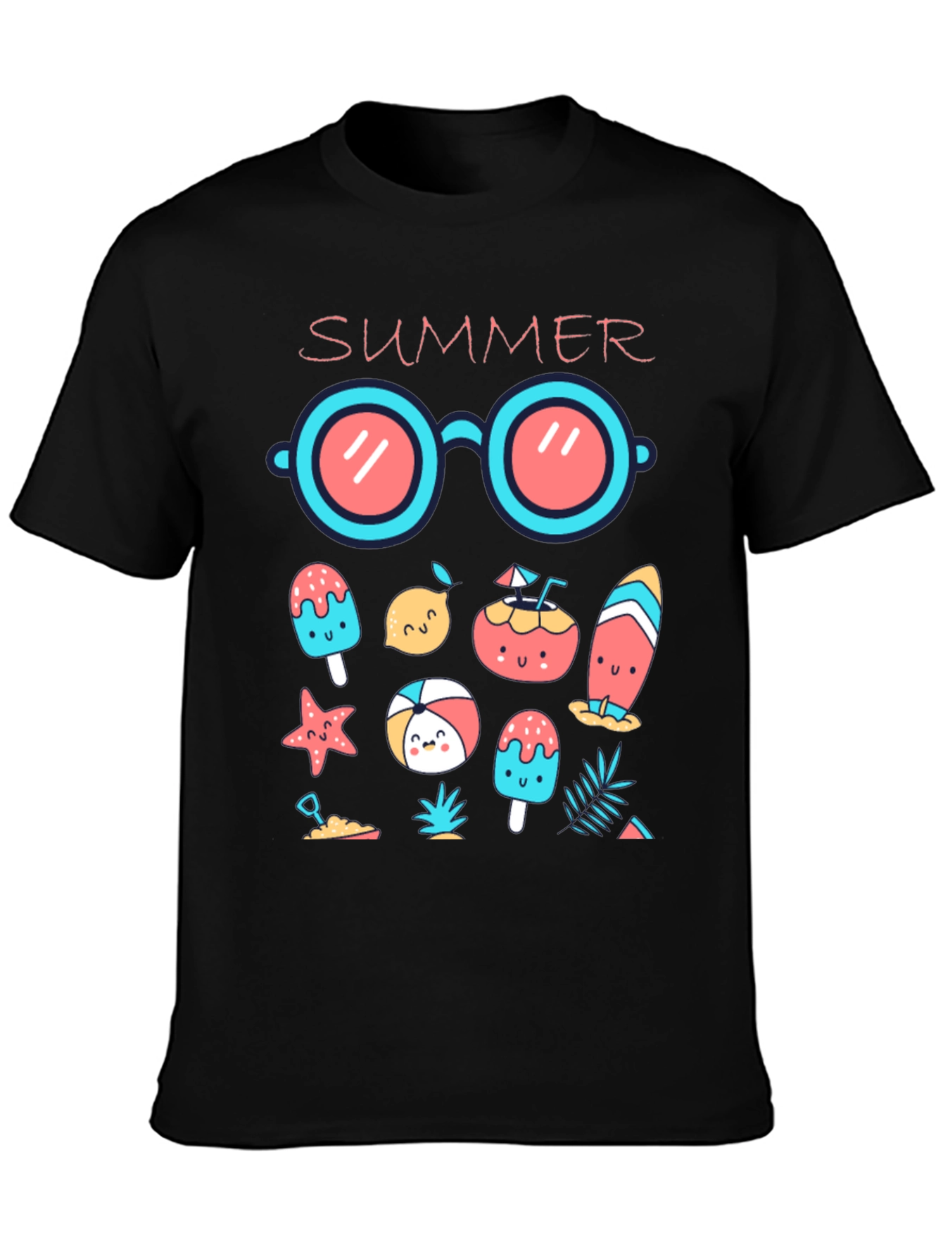 Summer Graphic Tee - Fun Beach Vacation Vibes T-Shirt