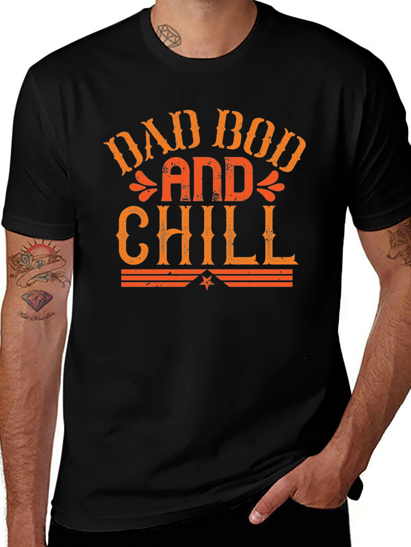 Dad Bod and Chill Graphic T-Shirt