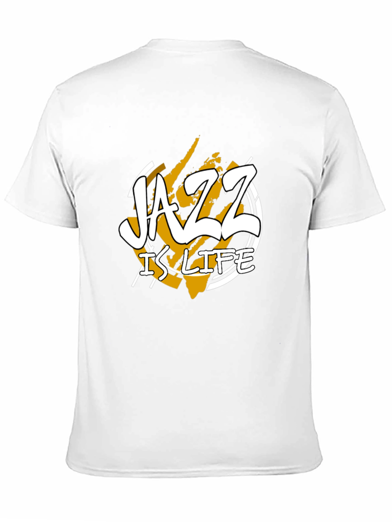 Jazz Is Life Graphic T-Shirt - Black