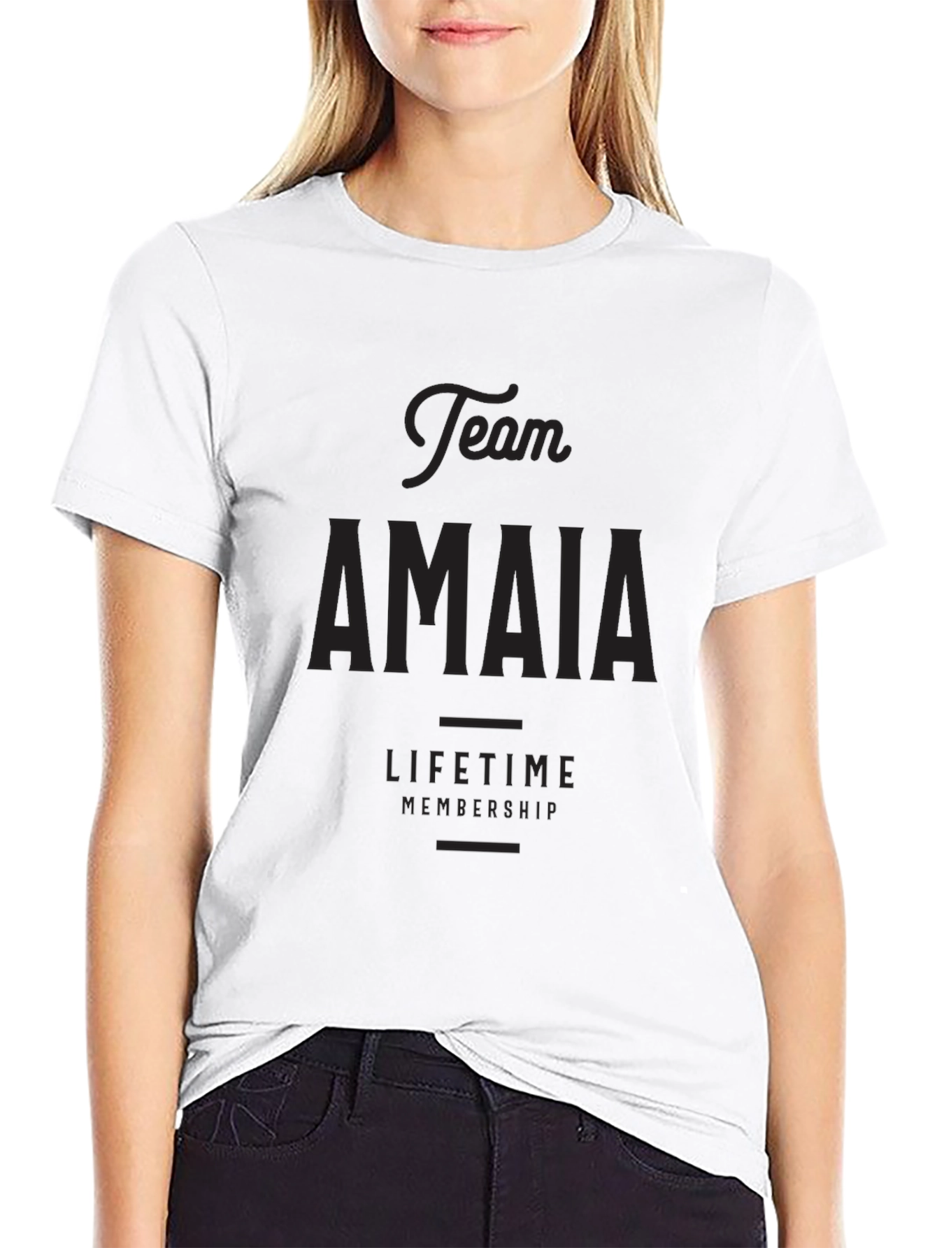 Team Amaia Lifetime Membership Black T-Shirt