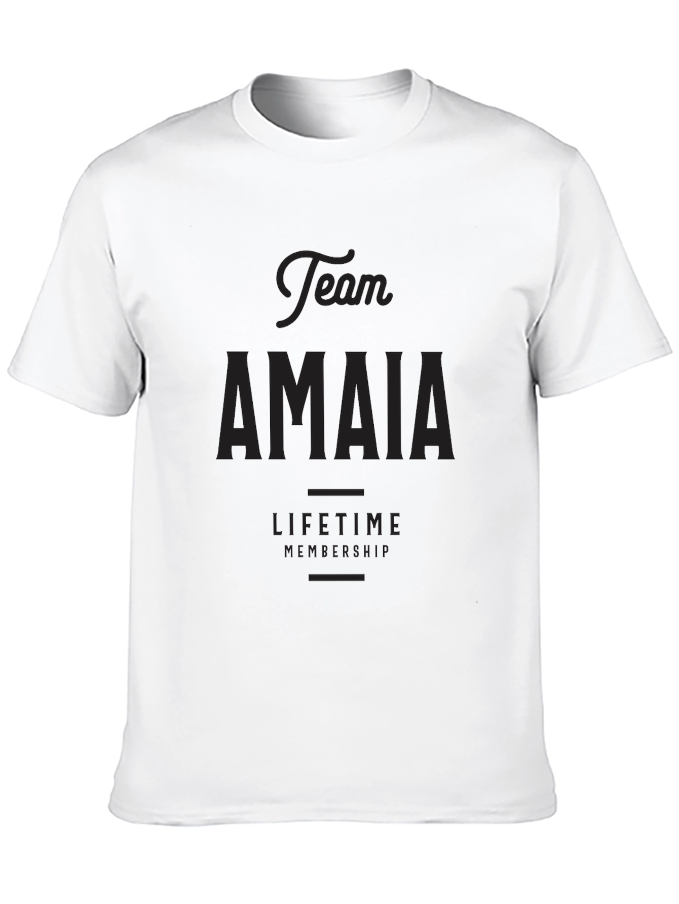 Team Amaia Lifetime Membership Black T-Shirt