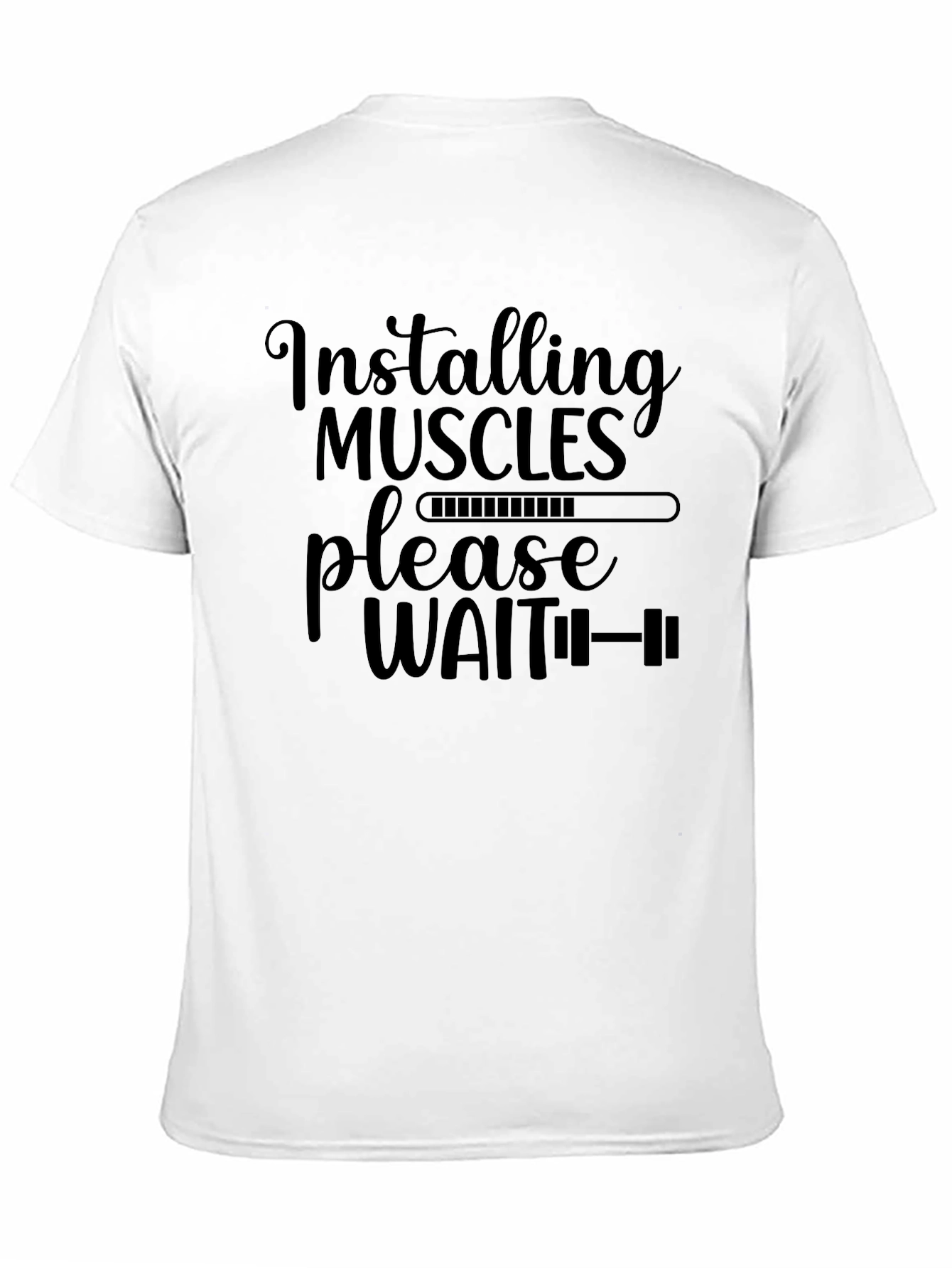 Installing Muscles Funny Workout Shirt