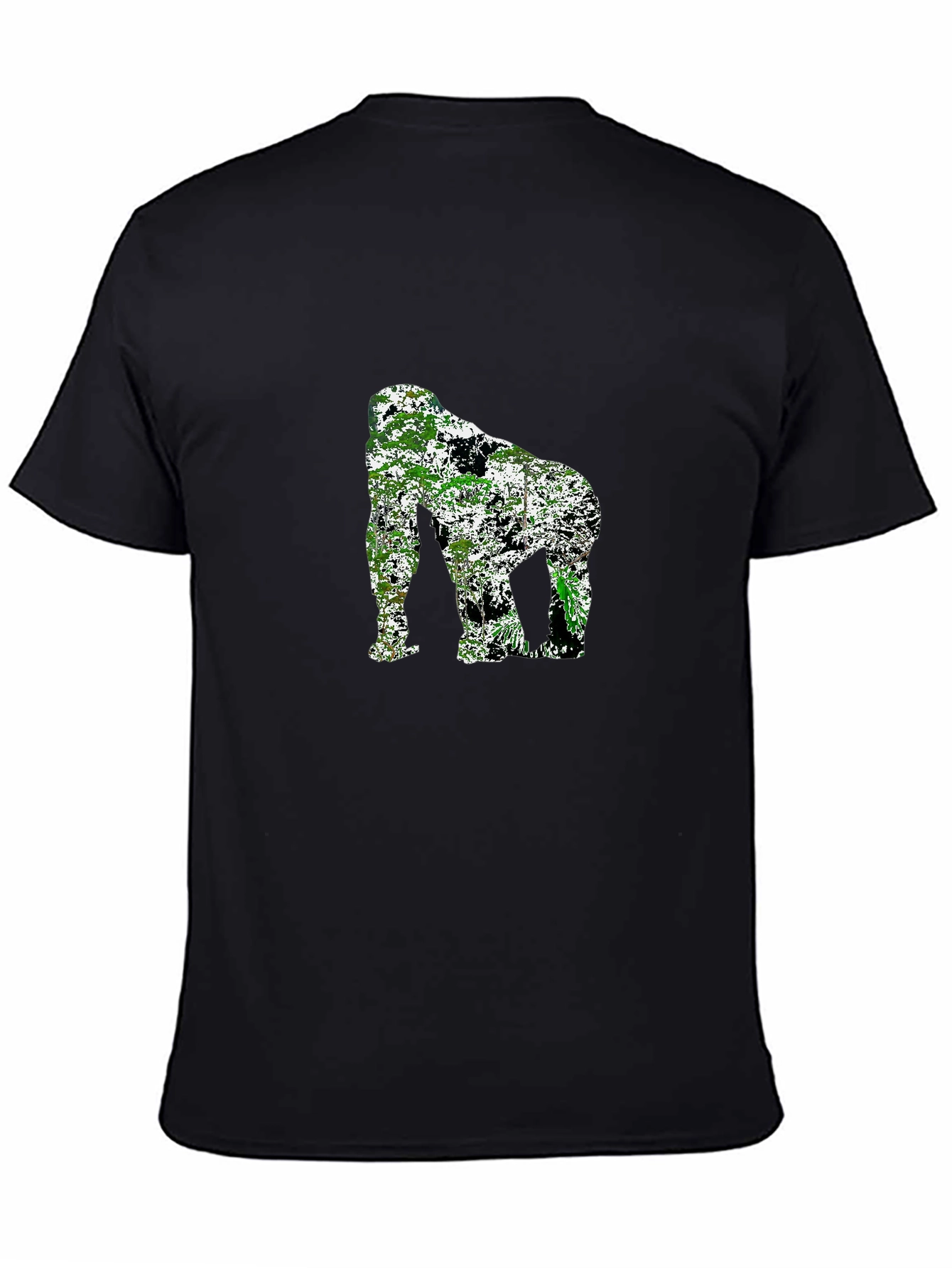 Jungle Gorilla Graphic Tee - Black