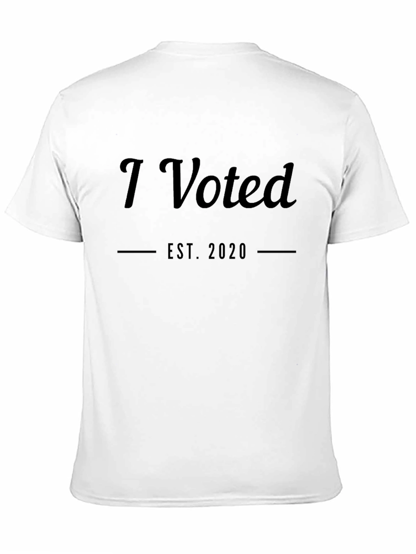 I Voted Est. 2020 Black T-Shirt