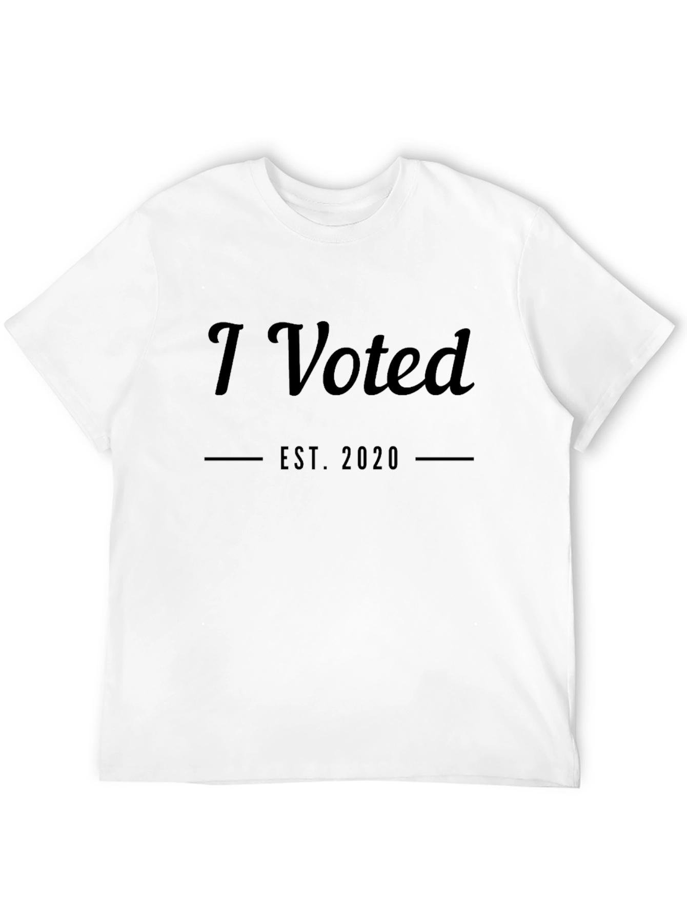 I Voted Est. 2020 Black T-Shirt