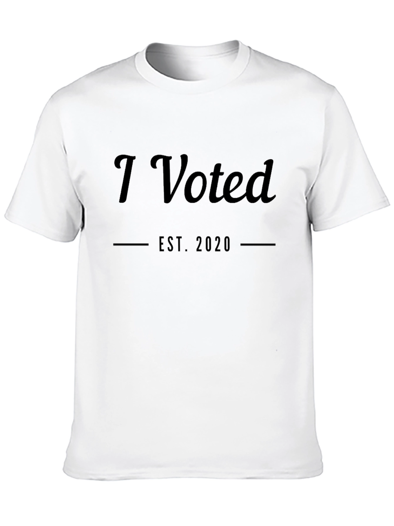 I Voted Est. 2020 Black T-Shirt