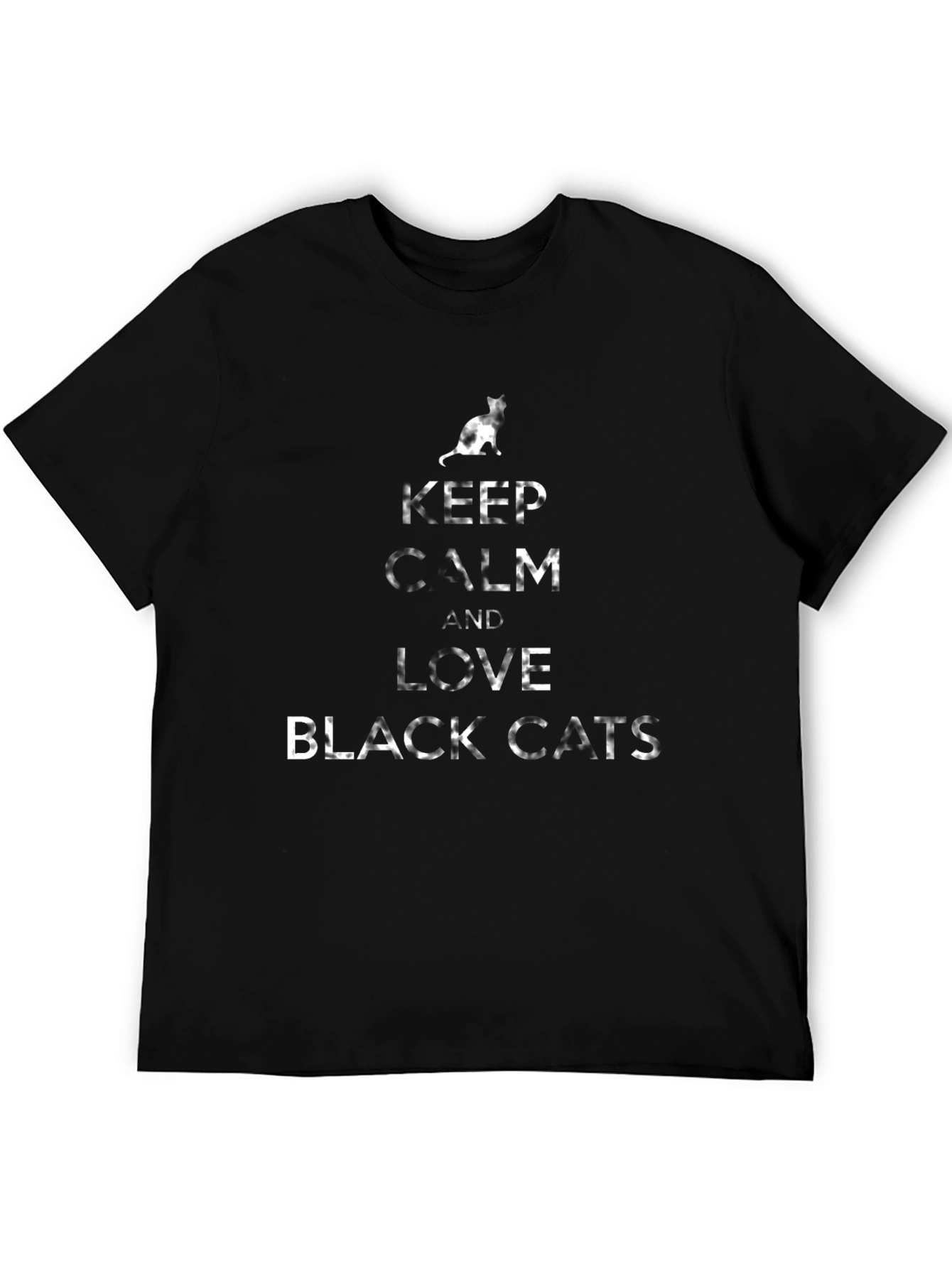 Keep Calm Black Cats T-Shirt - Soft Cotton Tee