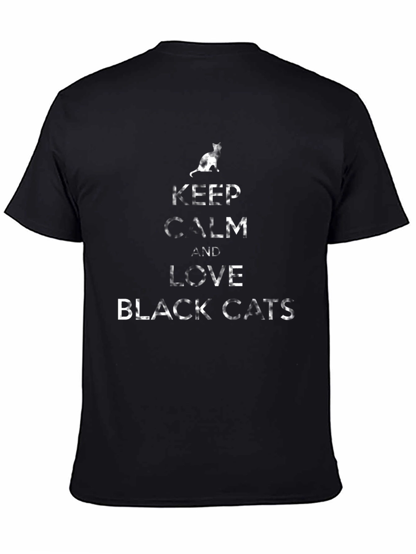 Keep Calm Black Cats T-Shirt - Soft Cotton Tee