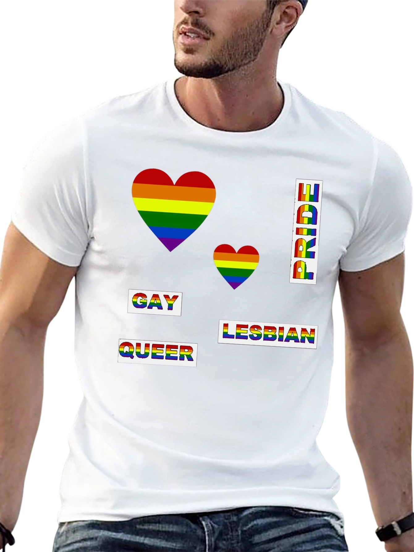 Pride LGBTQ+ T-Shirt Gay Lesbian Queer Rainbow Shirt