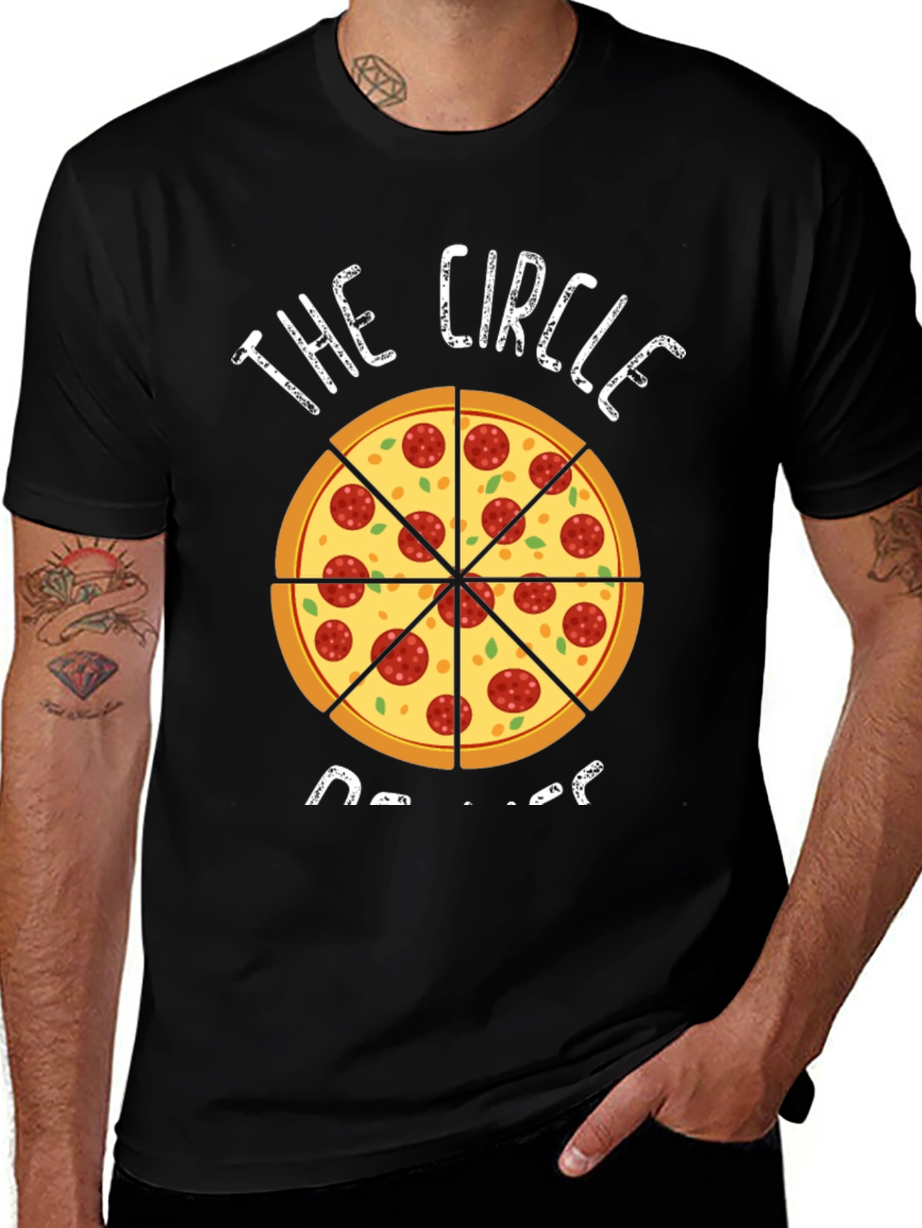 Pizza Slice Graphic Tee - The Circle of Trust