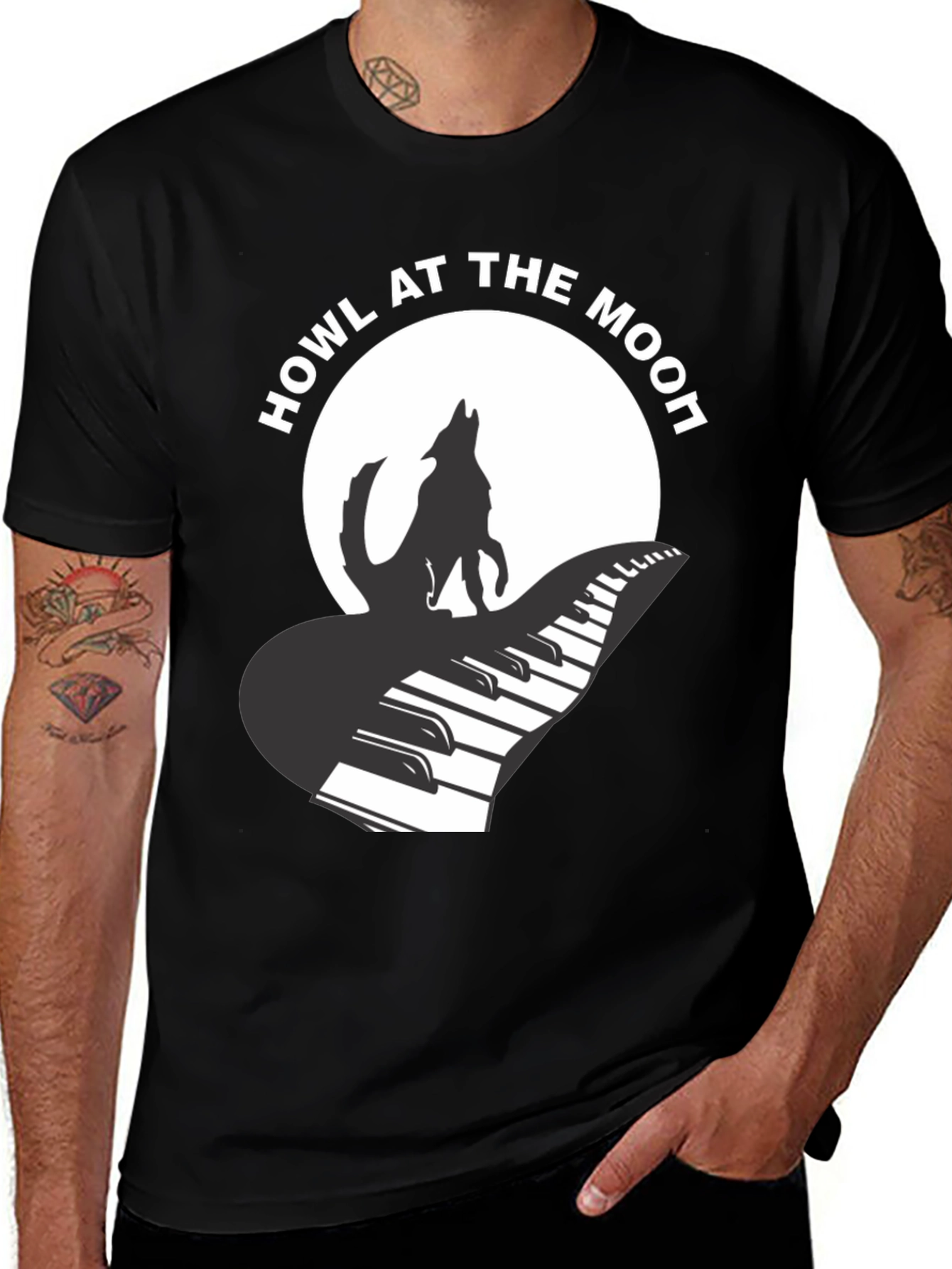 Howl at the Moon Music T-Shirt